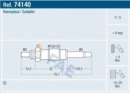E 74140 FAE