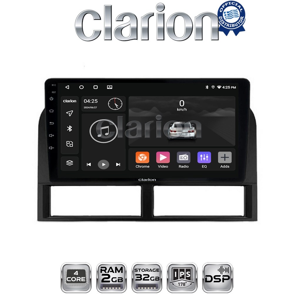 CLARION GL31201 Οθόνη OEM Multimedia Αυτοκινήτου για Jeep Gran Cherokee 1999 > 2004 (CarPlay/AndroidAuto/BT/GPS/WIFI/GPRS)
