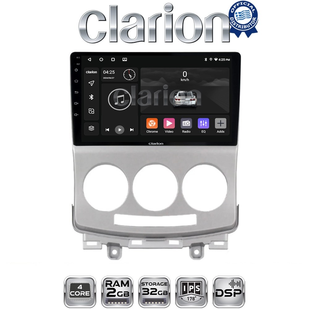 CLARION GL31439 Οθόνη OEM Multimedia Αυτοκινήτου για MAZDA 5 2004>2010 (CarPlay/AndroidAuto/BT/GPS/WIFI/GPRS)