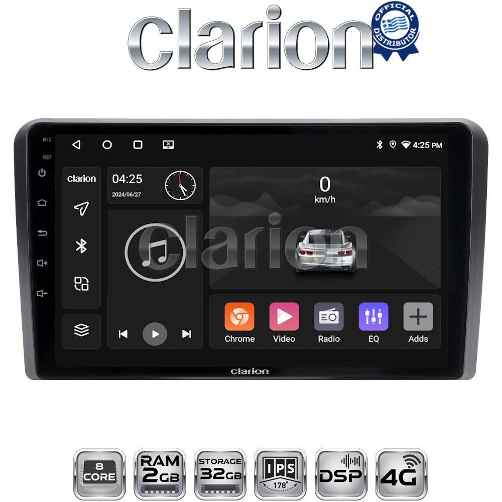 CLARION GL71233 Οθόνη OEM Multimedia Αυτοκινήτου για MITSUBIUSHI L200 2020> (CarPlay/AndroidAuto/BT/GPS/WIFI/GPRS)