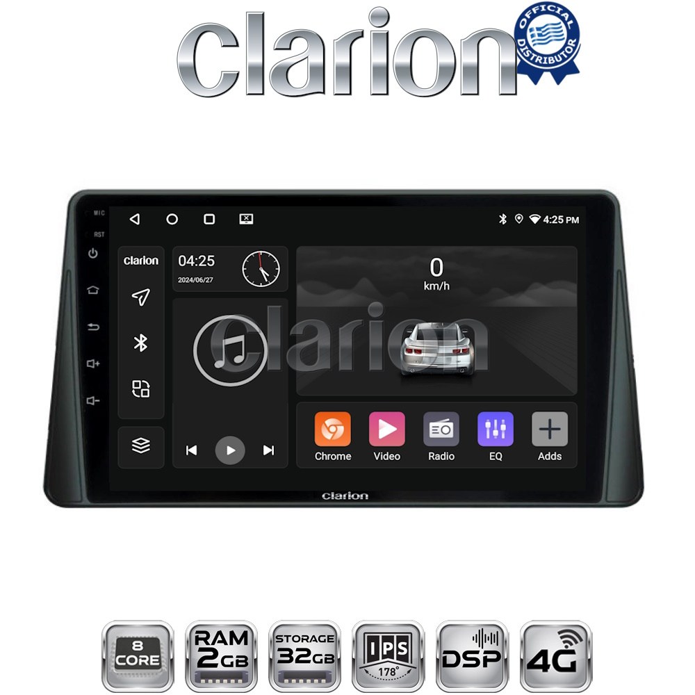 CLARION GL71357 Οθόνη OEM Multimedia Αυτοκινήτου για FORD FOCUS 2019> (CarPlay/AndroidAuto/BT/GPS/WIFI/GPRS)