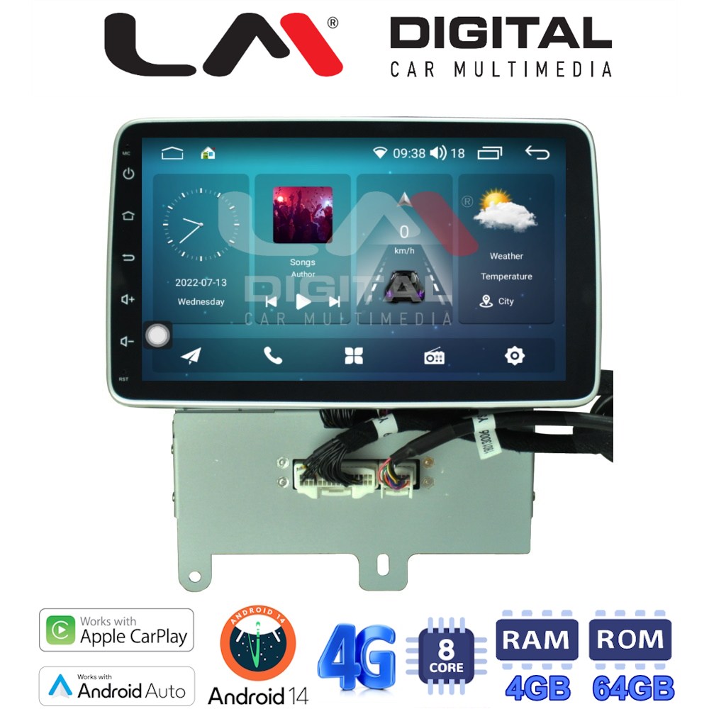 LM Digital - LM C8748 GPS Οθόνη OEM Multimedia Αυτοκινήτου για FIAT TIPO 2019> (CarPlay/AndroidAuto/BT/GPS/WIFI/GPRS)