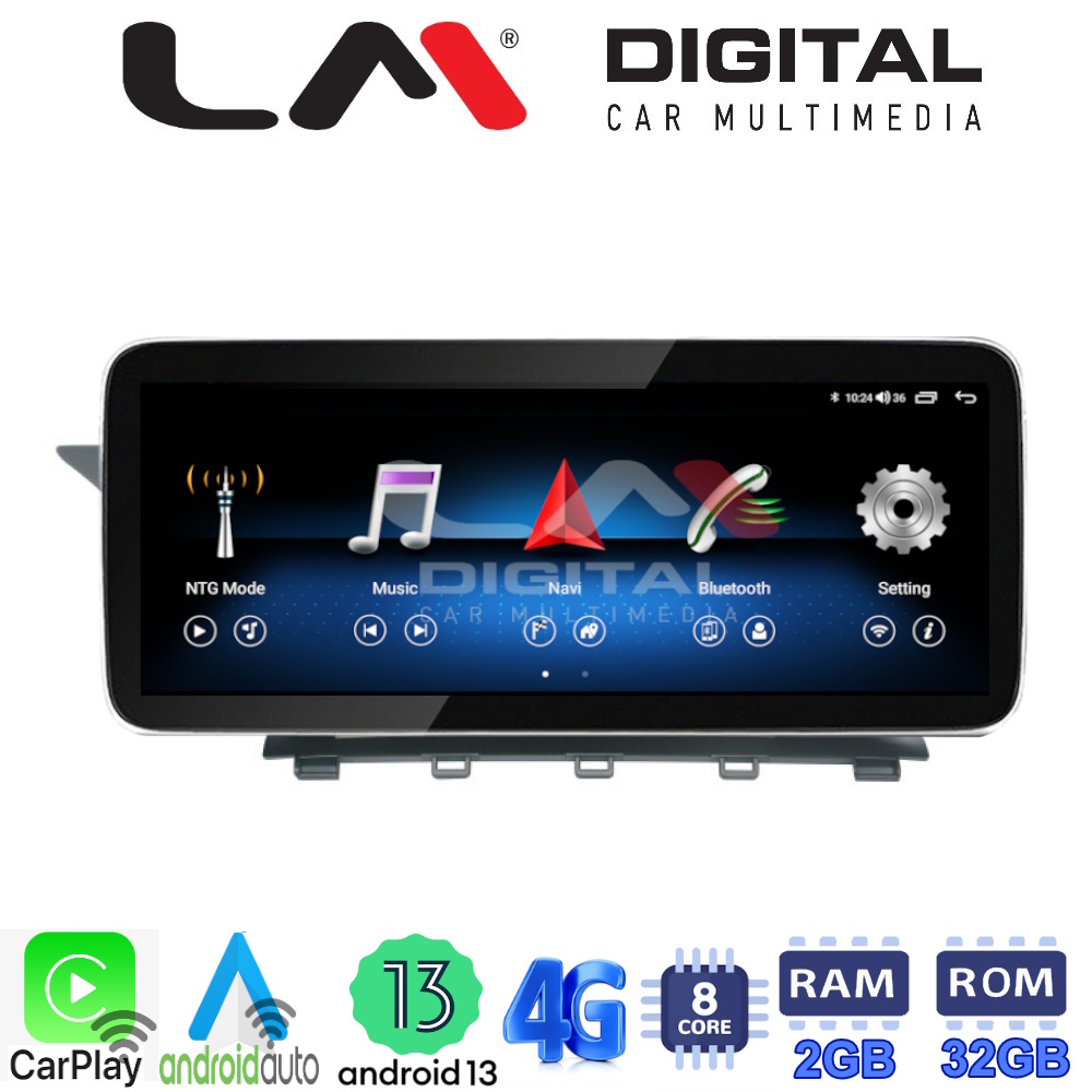LM Digital - LM GH2 888 RO Οθόνη OEM Multimedia Αυτοκινήτου για MERCEDES GLK (X204) 2008 > 2014 (CarPlay/AndroidAuto/BT/GPS/WIFI/GPRS)