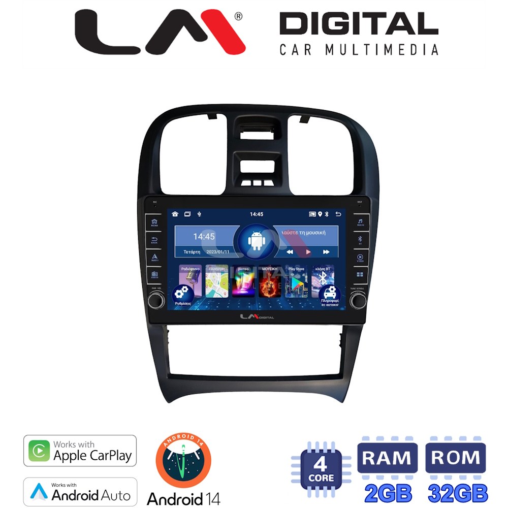 LM Digital - LM ZG4260 GPS Οθόνη OEM Multimedia Αυτοκινήτου για Hyundai Sonata 2000 > 2006 (CarPlay/AndroidAuto/BT/GPS/WIFI/GPRS)