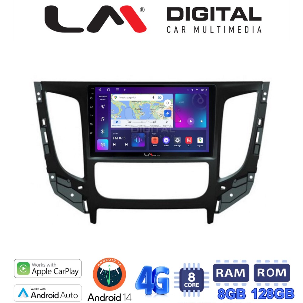 LM Digital - LM ZT8230 GPS Οθόνη OEM Multimedia Αυτοκινήτου για Mitsubishi L200 2014 >
Μόνο για αυτοκίνητα με Κλιματισμό (CarPlay/AndroidAuto/BT/GPS/WIFI/GPRS)